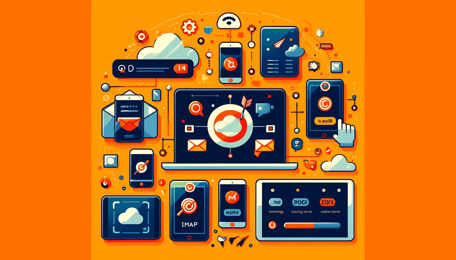 Configura tu correo electrónico usando IMAP o POP3